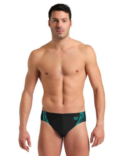Плавки Arena SWIM BRIEFS GRAPHIC Чорний 80 (005536-580 80)