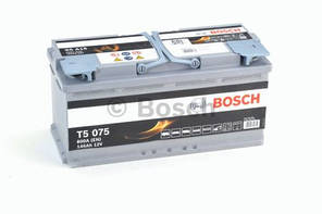 Акумулятор BOSCH S5 AGM 105Ah, EN950, для системи START-STOP ( Bosch 0 092 S5A 150 ) 393*175*190 (Д*Ш*В)