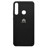 Чехол Silicone Case Huawei Y6p Black EJ, код: 8111623