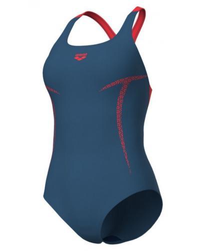 Купальник Arena PRO_FILE SWIM PRO BACK GRAPHIC Темно-синій 36 (007247-700 36), фото 1