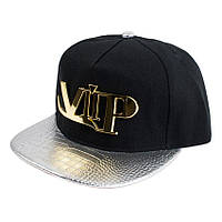 Бейсболка Snapback Beani'qe Gold VIP One sizе Чёрный Серебряный (23244) FG, код: 6503359