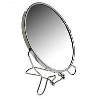 Двустороннее косметическое зеркало для макияжа на подставке A-PLUS Two-Side Mirror 9,5 см (41 QT, код: 8398617