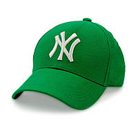 Бейсболка Vilss NY лен зеленый белый вышивка р.57-59 IN, код: 7942023