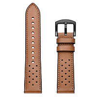 Ремешок кожаный универсальный для смарт-часов BeWatch dot 22 мм Коричневый (1240101) KC, код: 8332846