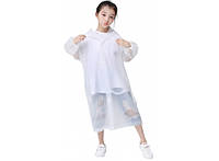 Детский плащ-дождевик с капюшоном OKI белый FG, код: 7743713