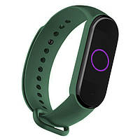 Ремінець Colored Strap для Xiaomi Mi Band 5 6 Dark Green KC, код: 6445202