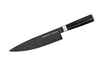 Нож кухонный Шеф 200 мм Samura MO-V Stonewash (SM-0085B) KC, код: 7764180
