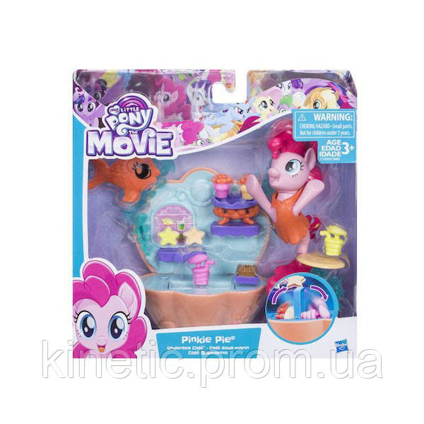 Игровой набор My Little Pony the Movie Подводное кафе Pinkie Pie Hasbro IR44763 KC, код: 8251200 - фото 1 - id-p2170503286