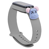 Ремінець Cartoon Strap для Xiaomi Mi Band 5 6 Grey Kaws KC, код: 6717720