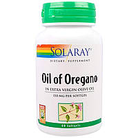 Олія орегано Solaray 150 мг 60 капсул (20104) KC, код: 1614621