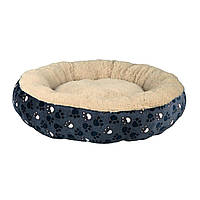 Лежак для собак Trixie Tammy 50 см Синий Бежевый в лапку (4011905373775) EJ, код: 7574555
