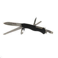 Мультитул пластиковая ручка MASTERTOOL Швейцарский нож MAXI 7 в 1 Black (79-0126) PZ, код: 8216571