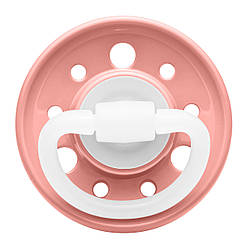 Пустушка кругла "Вишенька" - Пудрова (латекс) (від 0 до 6 місяців),(1 шт)/ NIP