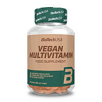 Веганский мультивитаминный комплекс BioTech Vegan Multivitamin 60 tabs KC, код: 8065785