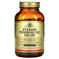 Масло вечерней примулы (Evening Primrose Oil) Solgar 500 мг 180 капсул FG, код: 7701286