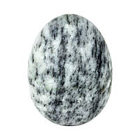 Фигурка Яйцо Натуральный камень Размер 4,8х3,6х3,6 см Светло-серый (24728) IN, код: 6493179