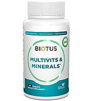 Витаминно-минеральный комплекс Biotus Multivits Minerals 120 Tabs BIO-531187 KC, код: 7778384