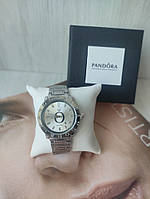 Годинник наручний Pandora в коробці silver
