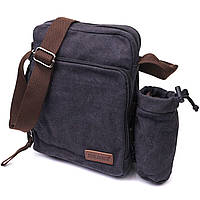Текстильная сумка с чехлом для воды Vintage 22208 Черный KC, код: 8324000