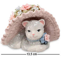 Музыкальная Статуэтка Кошка в шляпе Pavone AL31998 IN, код: 6673894