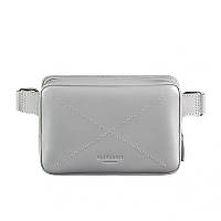Женская поясная сумка кожаная BlankNote Dropbag Mini Серая (bn-bag-6-shadow) KC, код: 1277470