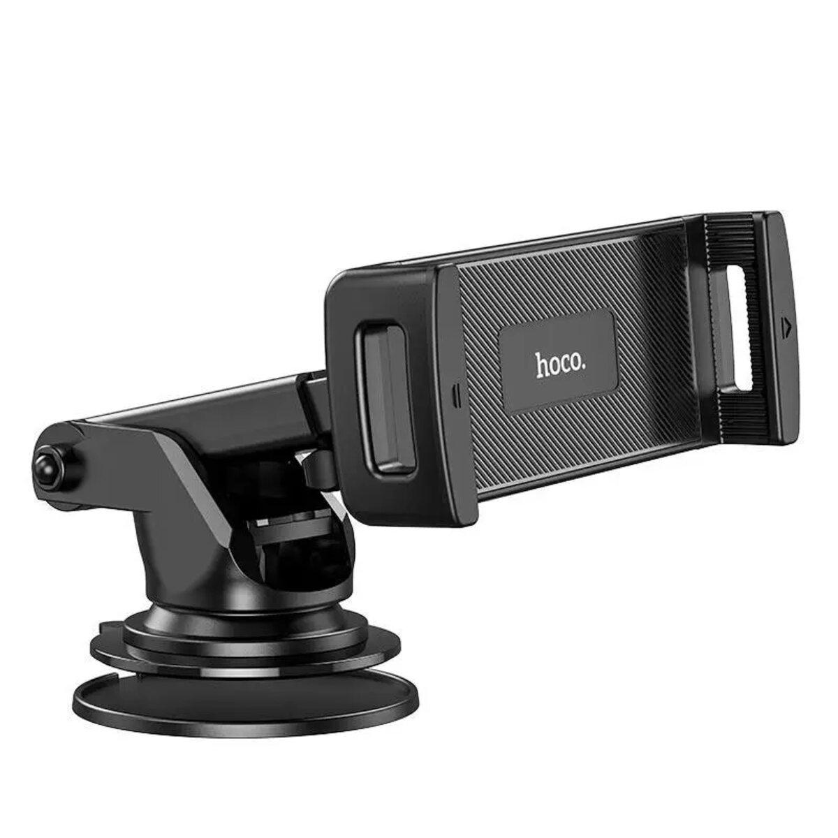 Автотримач для телефона HOCO CA120 Prospering center console car holder for tablets Black