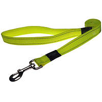 Поводок для собак со светоотражающей нитью Rogz Utility XL 1,2 м желтый (659510039040) BM, код: 7673190