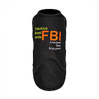 Борцовка для собак Pet Fashion FBI M2 Черная (4823082420247) IX, код: 7930132