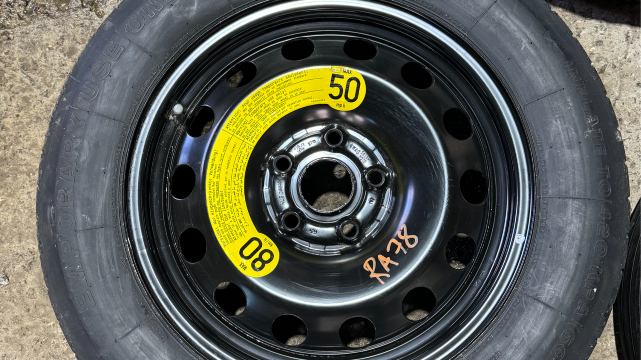 Запасне колесо докатка R16 (135/90R16, 16 г.в.,3.5Jx16H2 ET15) для VW Passat SE 2015-2022 (561601027B03C)