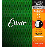 Струна Elixir 15332 Nanoweb Coated Nickel Plated Steel Single Electric Bass String Medium C 0 EJ, код: 8366182