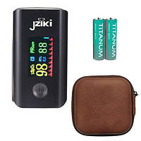Пульсоксиметр JZIKI JZK-305 Black + Кейс ProZone Universal-EVA-CASE (85х85х40) Premium Корич BB, код: 6767958