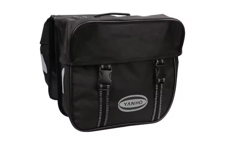 Велосумка на багажник YANHO TB 2-ох секційна, 20л. чорний (SAKTB)