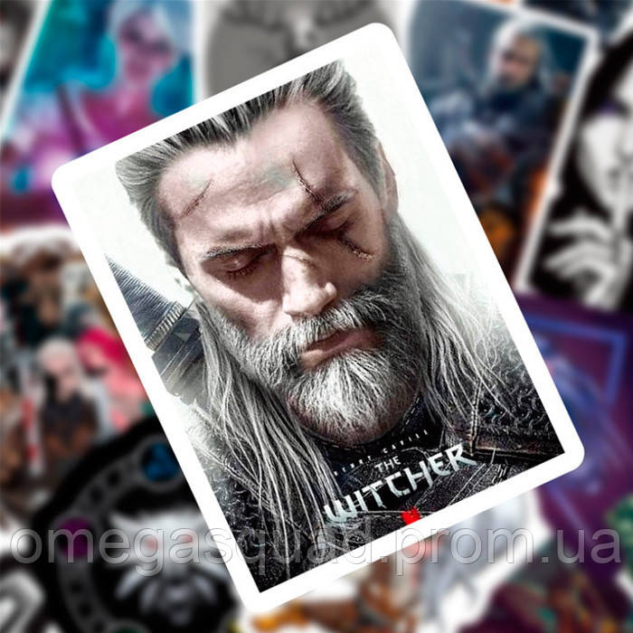 Набор стикеров GameStyle Ведьмак The Witcher, Сири, Геральт, Йеннифер Stickers Pack (7055) LW, код: 6658213 - фото 3 - id-p2170561266