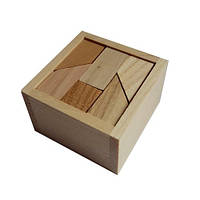 Деревянная головоломка Круть Верть Чикаго малая 4х6х6 см (nevg-0010) KC, код: 119439