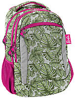 Женский рюкзак Paso Barbie Tropical Leaves BAL-2808 25L Разноцветный LW, код: 8097083