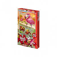 Мягкие пазлы Фламинго Danko Toys S20-09-15 20 элементов KC, код: 8258656