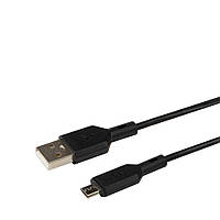 Кабель USB Borofone BX70 USB - Micro USB 2,4А 1м Черный KC, код: 7633941