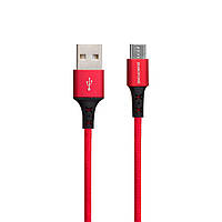 Кабель Borofone BX20 USB - microUSB 2A Max 1 m Красный KC, код: 7677398