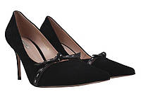 Туфлі на шпильці жіночі Anemone Натуральна замша Чорні 100-20DT 39 KC, код: 7363942