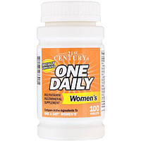 Витаминно-минеральный комплекс 21st Century One Daily Women's, Multivitamin Multimineral 100 KC, код: 7517398