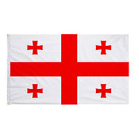 Прапор Грузії 150х90 см. Грузинський прапор поліестер RESTEQ. Georgia flag High Quality