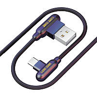 Кабель Luxe Cube Game USB-microUSB, 1 м, чорний (8886668686143) KC, код: 6719068