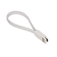 Кабель Sumdex USB - microUSB B 2.0 с 21 см Белый (DCU-1022WT OEM) KC, код: 8381869