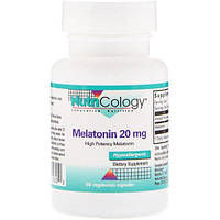 Мелатонин для сна Nutricology Melatonin 20 mg 60 Veg Caps KC, код: 7538255