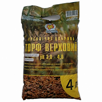 Торф Трейд Квітка верховий 4 л pH 3,0-4,0 GM, код: 8288777