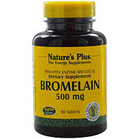 Бромелайн Nature's Plus Bromelain 500 mg 90 Tabs NTP4409 LW, код: 7518074