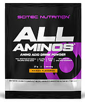 Аминокомплекс для спорта Scitec Nutrition All Aminos 17 g Mango EJ, код: 7778300