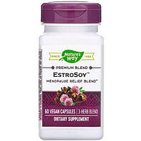 Комплекс при менопаузе Nature's Way EstroSoy, Menopause Relief Blend 60 Veg Caps NWY-14536 LW, код: 7676919