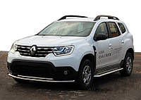 Передняя защита F3-10 (нерж.) для Renault Duster 2018-2024 гг