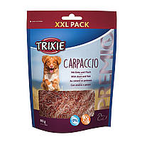 Ласощі для собак Trixie PREMIO Carpacio качка та риба 80 г (4011905318042) KC, код: 7633340